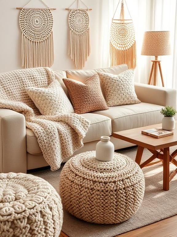 Best Crochet Projects for a Cozy Living Room