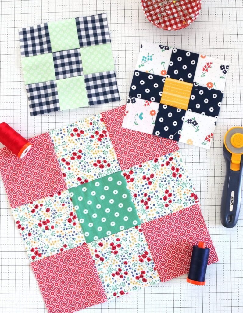 How to Make a Simple Nine-Patch Quilt Block
