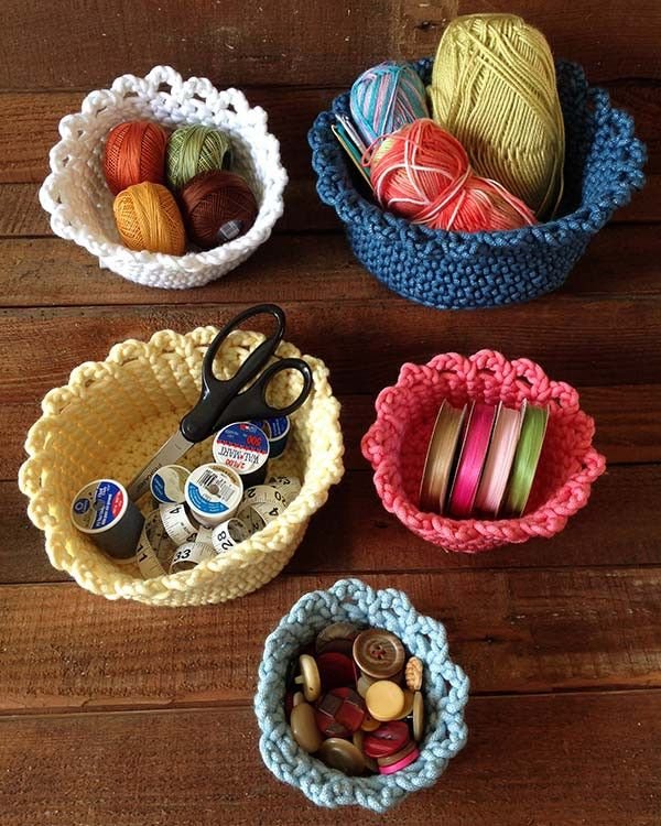 How to Stiffen Crochet Baskets and Decorative Pieces