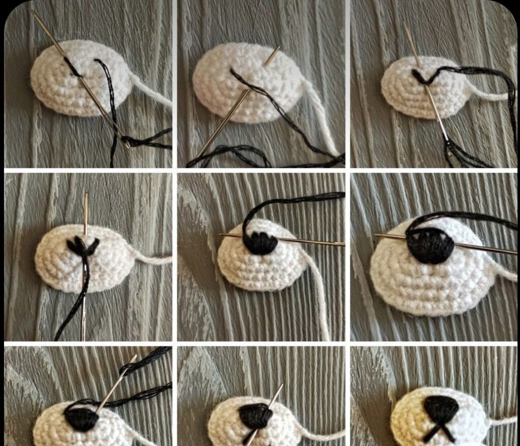 How to Embroider Facial Features on Amigurumi