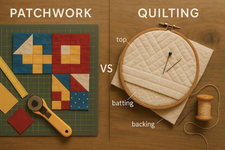 Patchwork vs Quilting: What's the Difference?