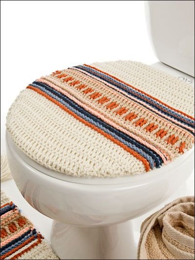 How to Crochet a Bathroom Mat Set